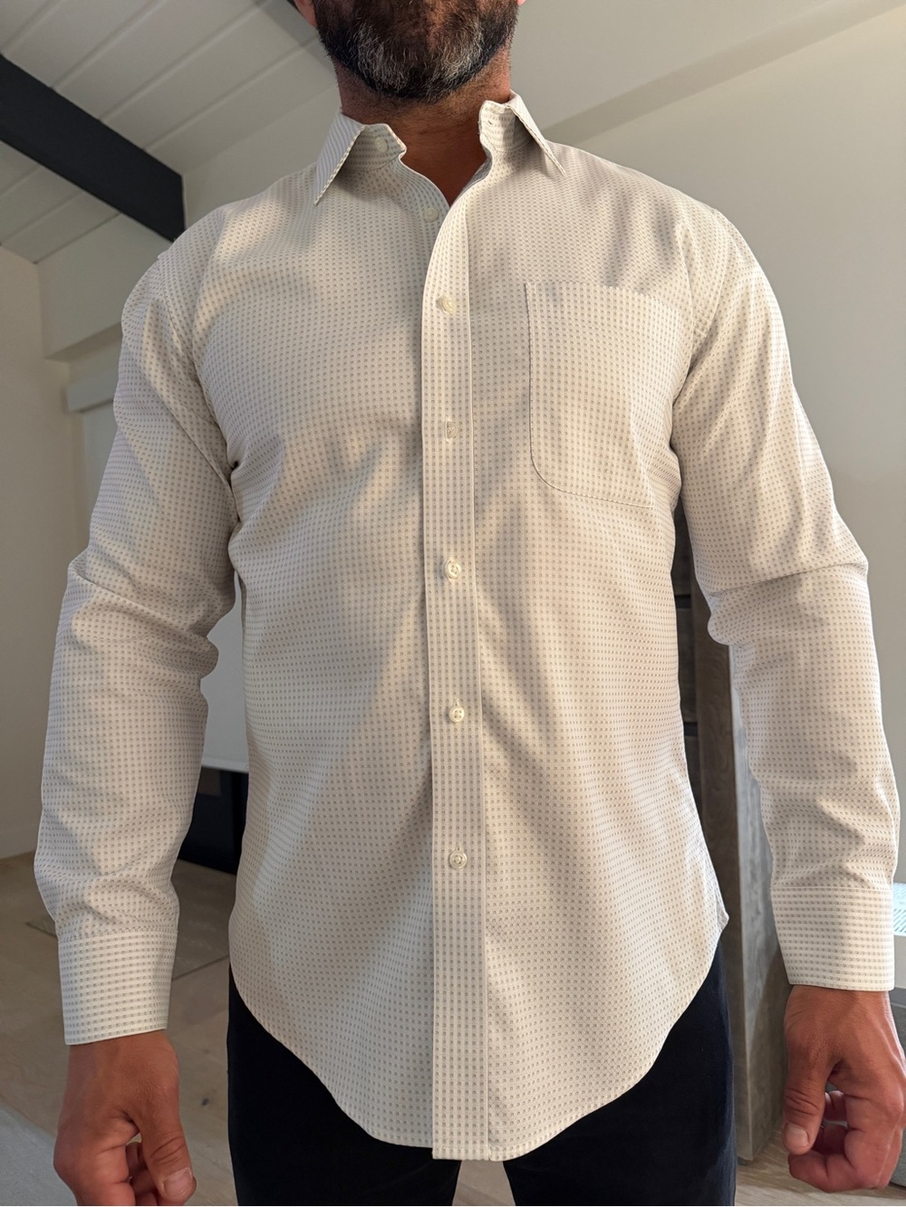 Nordstrom White Dress Shirt TRIM FIT - Wrinkle Free